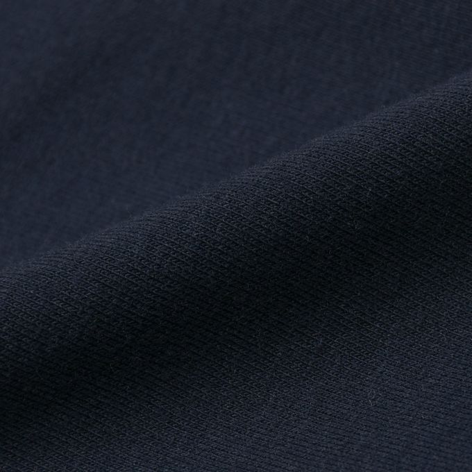 akachan honpo - 10分長經典褲 裏起毛-一般合身款-深藍色