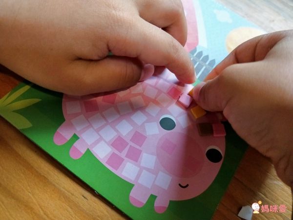 西班牙 APLI - 馬賽克拼貼-農場-底圖2張+各色拼貼共350片