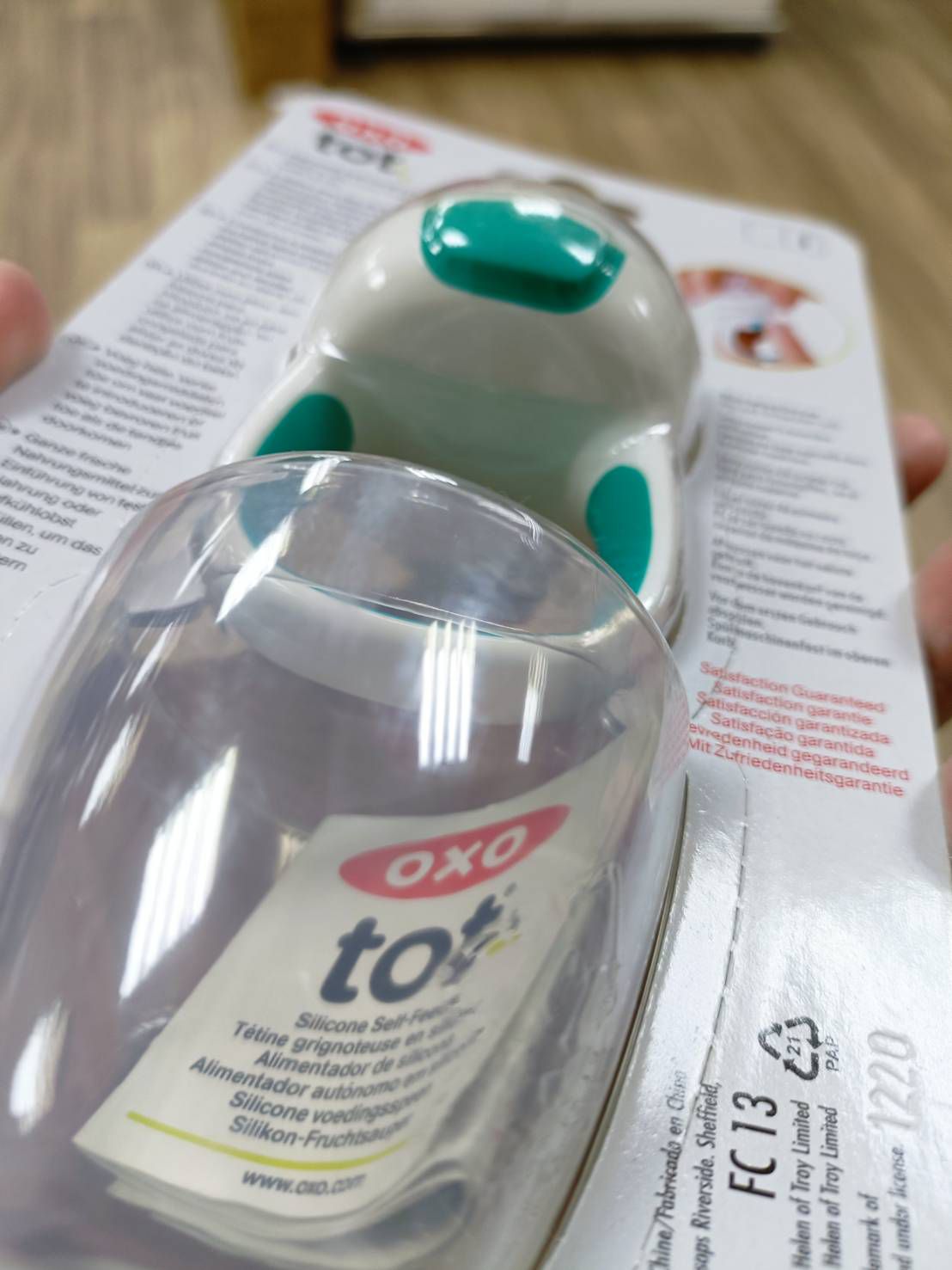 美國 OXO - 【福利品】tot 寶寶咬好滋味奶嘴-莓果粉