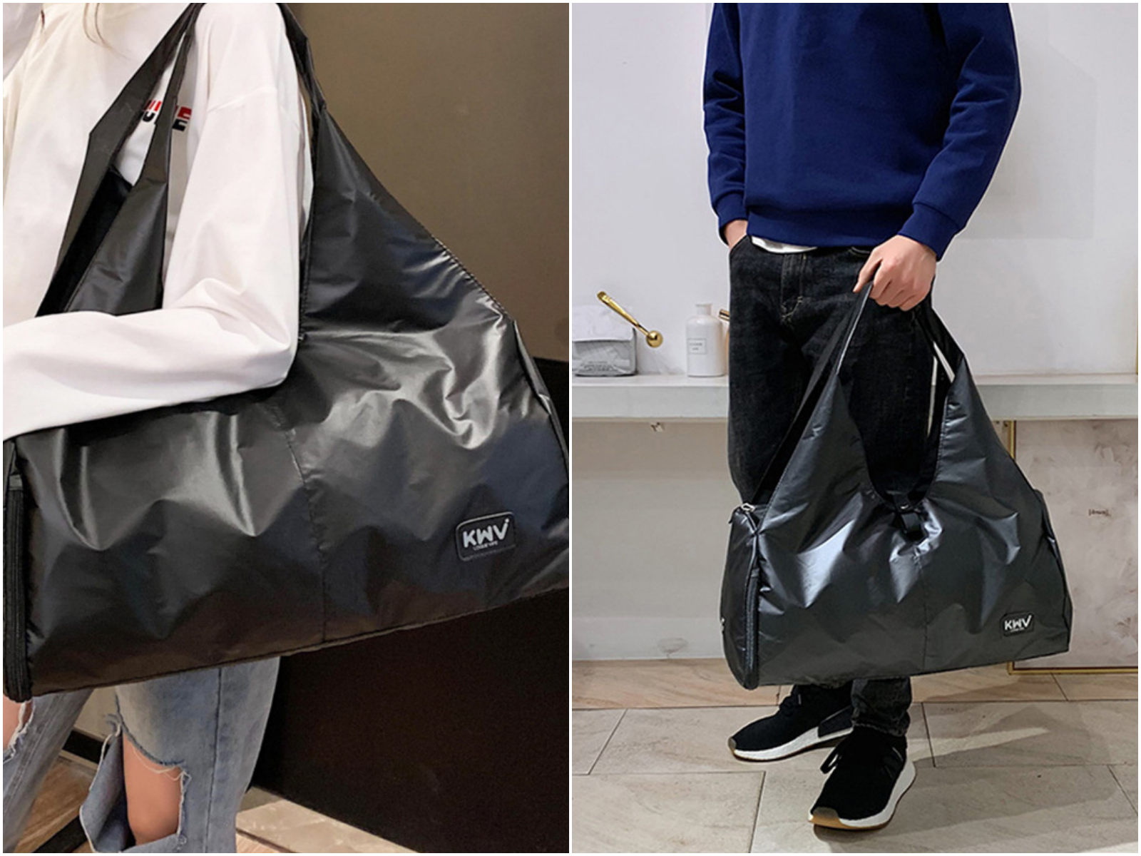 輕柔皮感耐磨休閒包-玫瑰金