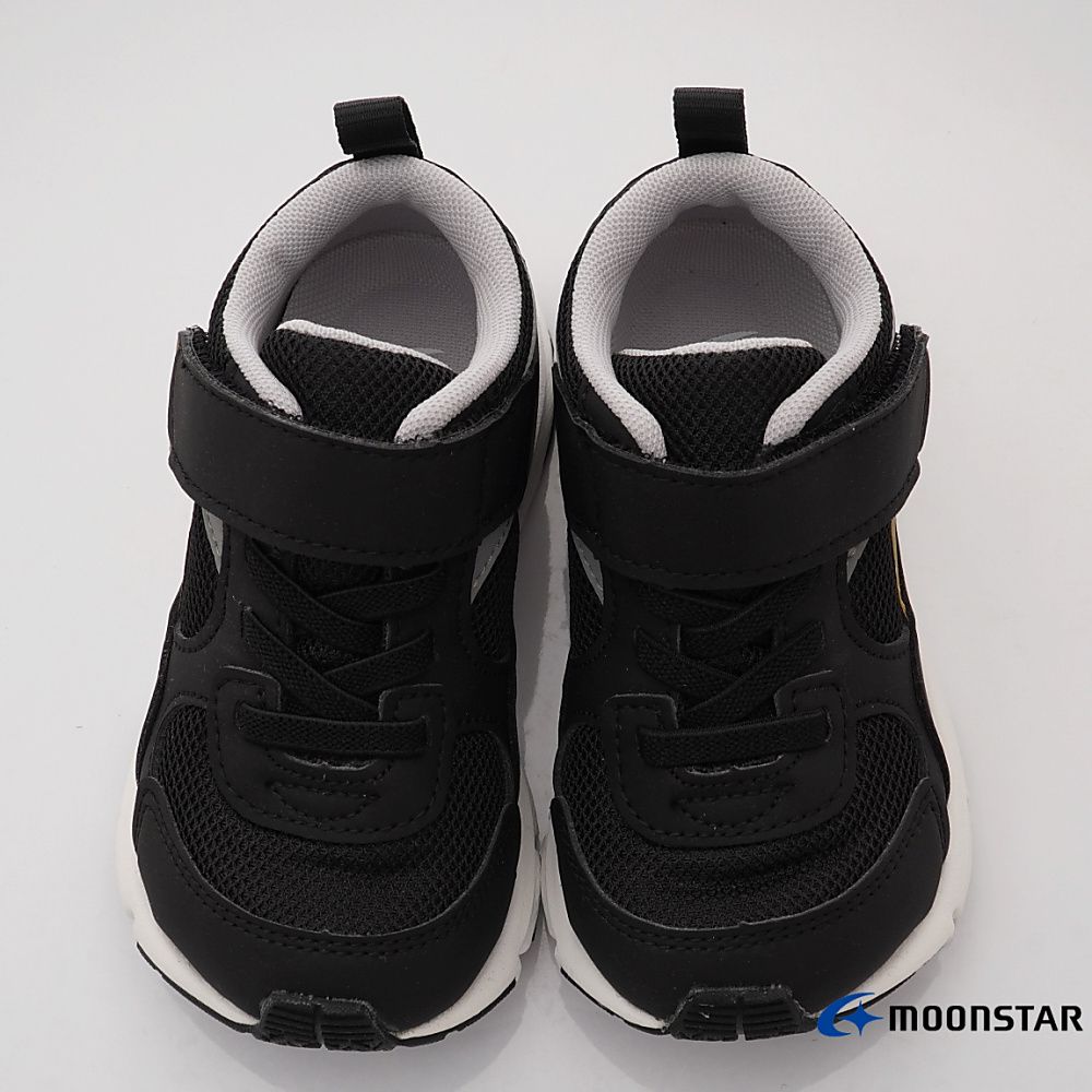 Moonstar日本月星 - 月星機能運動鞋款(中小童段)-運動鞋-黑金