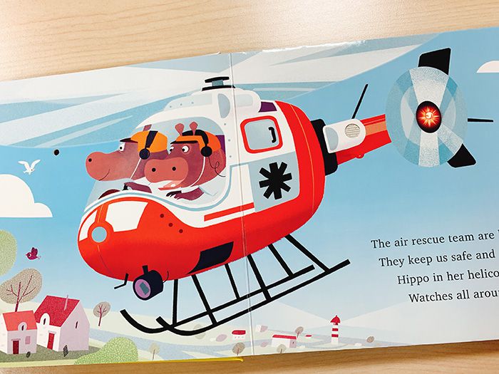 Race to the Rescue  救援交通工具音效書 (厚頁書)