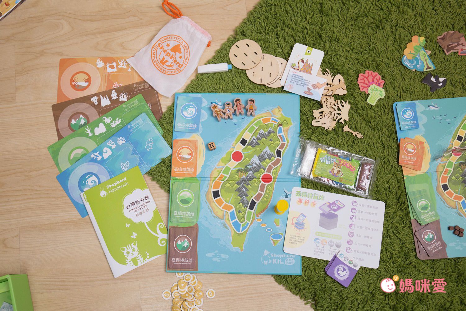 自然科學博物館授權【臺灣特有種】親子桌遊，認識台灣本土物種