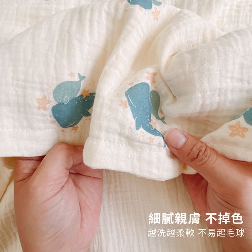 四層紗透氣童毯