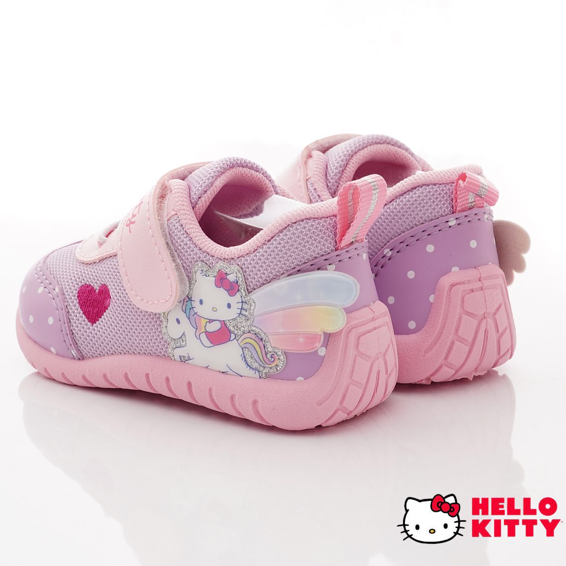 HELLO KITTY - 台灣製甜心休閒運動款(小童段)-運動鞋-紫