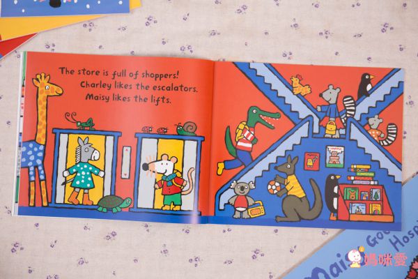 有夠便宜！英國Maisy小鼠波波繪本★全套10冊只要1099元，再送超實用安全常識互動書！