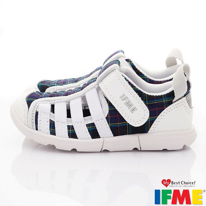 日本IFME - 水涼機能童鞋-IF20-341712白(中小童段)-水涼鞋-白