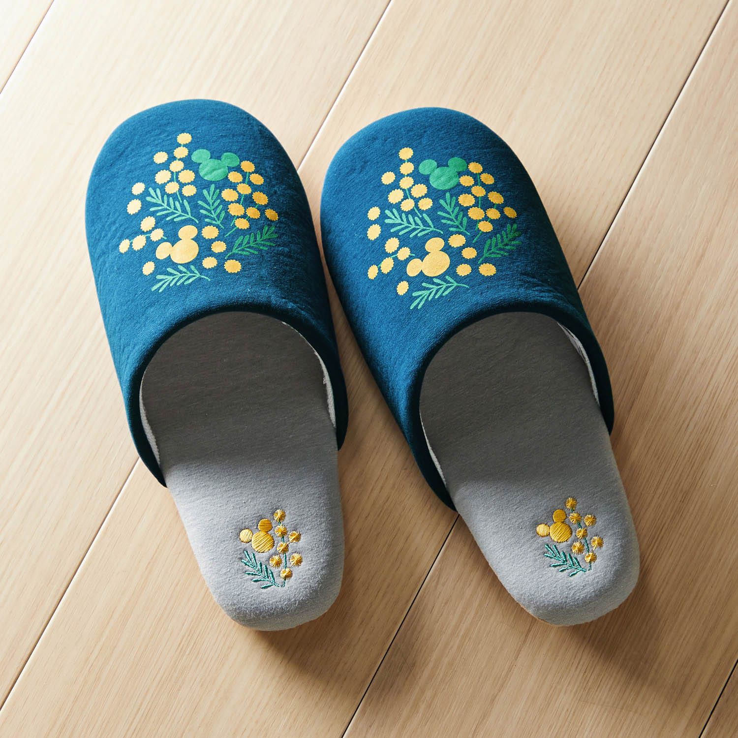 日本千趣會 - 迪士尼室內拖鞋-七矮人-卡其