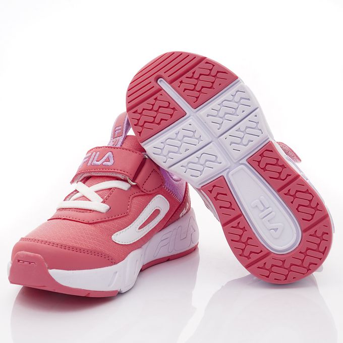 FILA - 流線慢跑運動鞋-2-J436X-519粉紫(中大童段)-運動鞋-粉紫