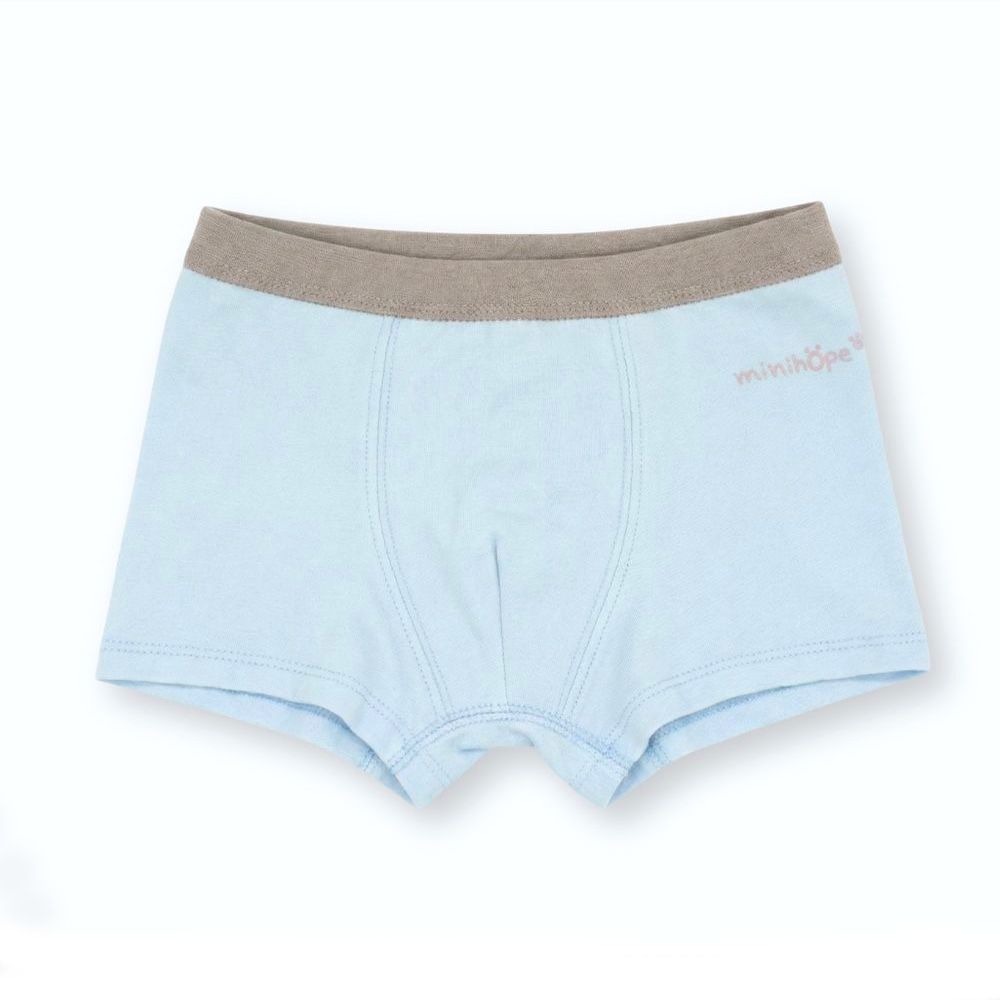 男童四角褲-經典LOGO(藍)