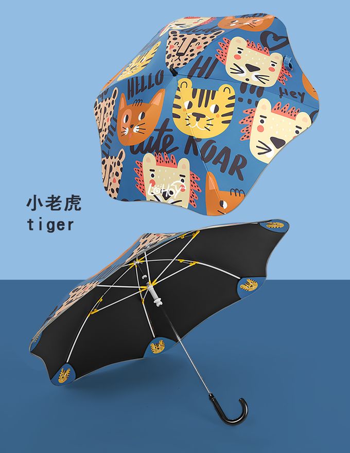 LOHOY - 兒童防戳圓角雨傘(兒童晴雨傘 圓角雨傘 防戳雨傘) (蒲英逐夢)