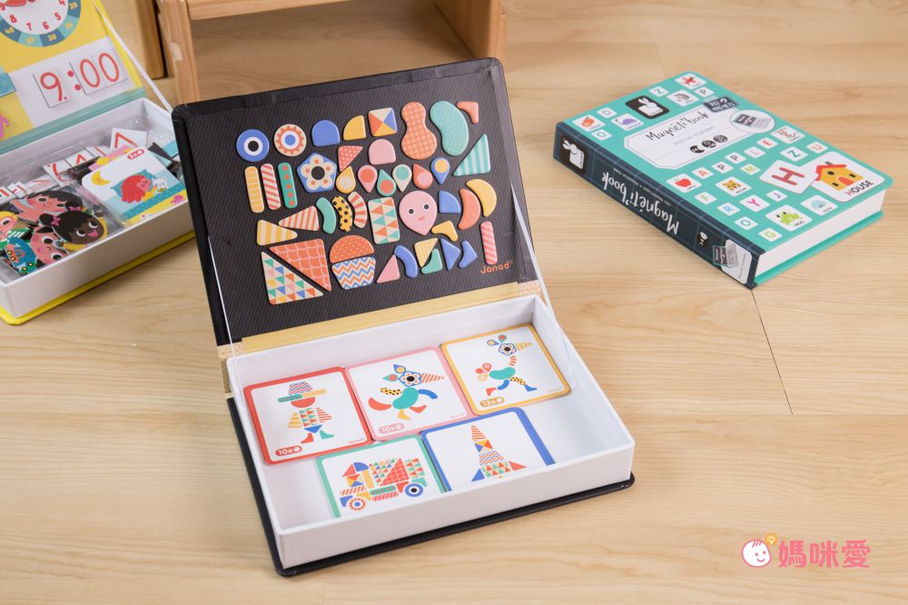 【法國Janod 磁鐵遊戲書】磁性質感外盒，好收納不弄丟