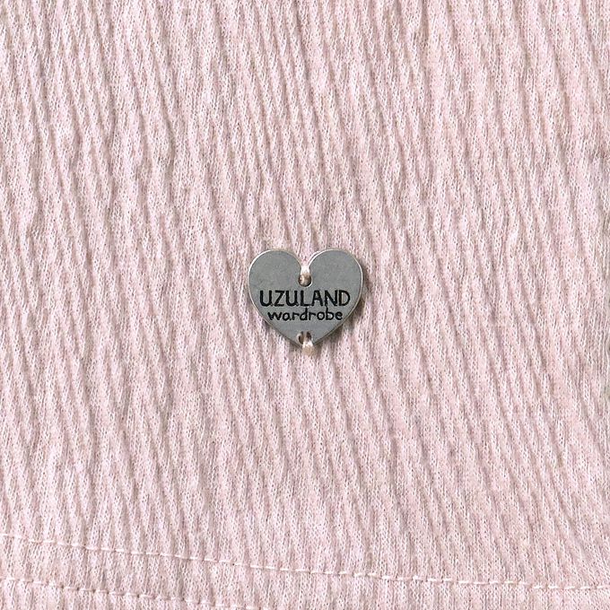 日本 ZOOLAND - 清爽楊柳 假二件蕾絲滾邊短袖上衣-粉紅