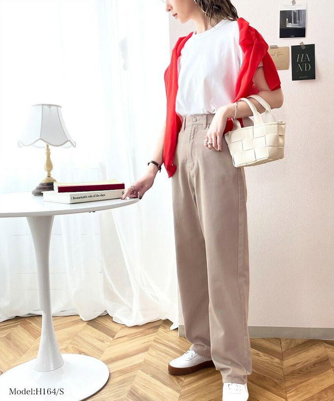 日本 Classical Elf - [熱銷NO.1]  厚磅棉混挺版美腿長褲-丹寧深藍