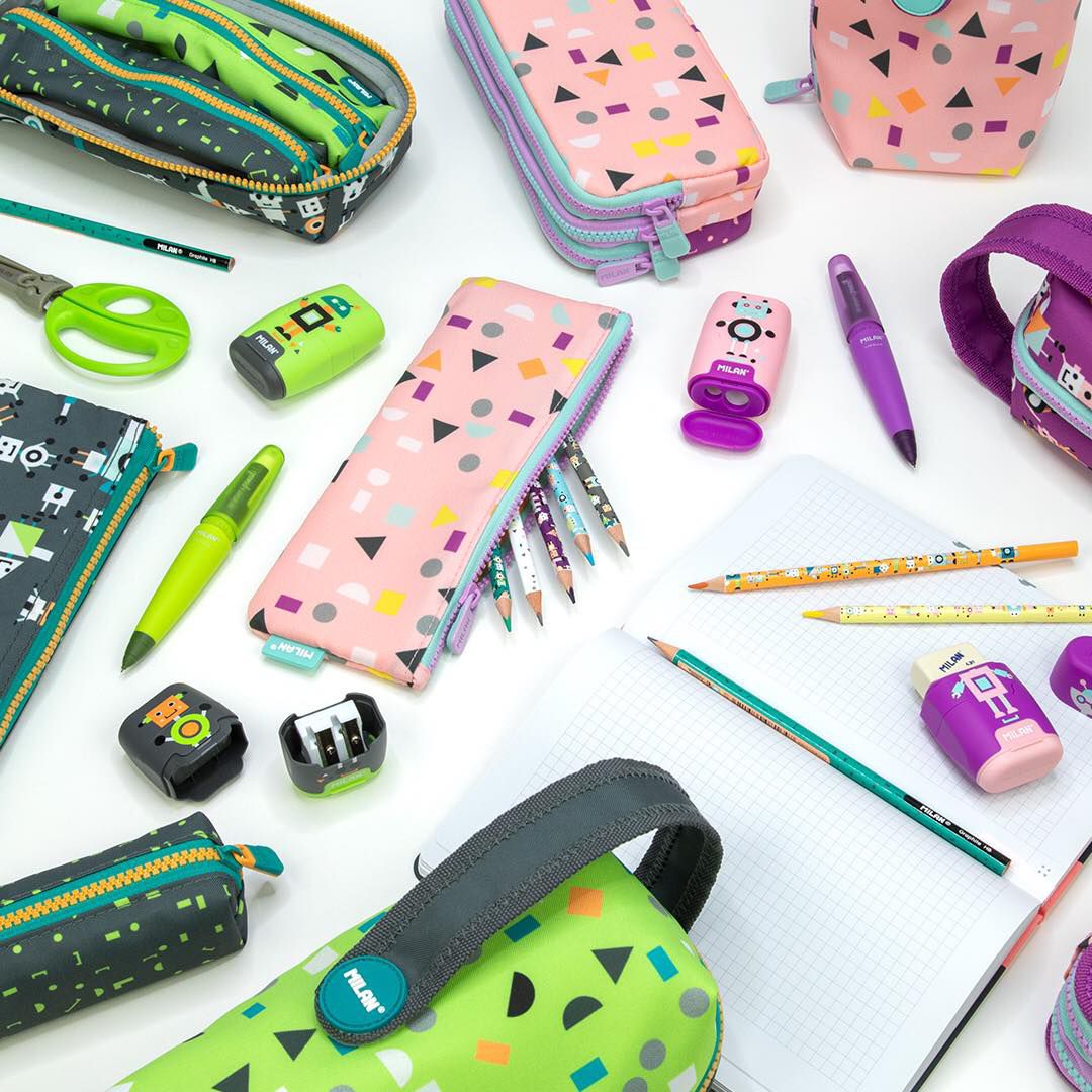 MILAN - 快樂機器人色鉛筆_6入