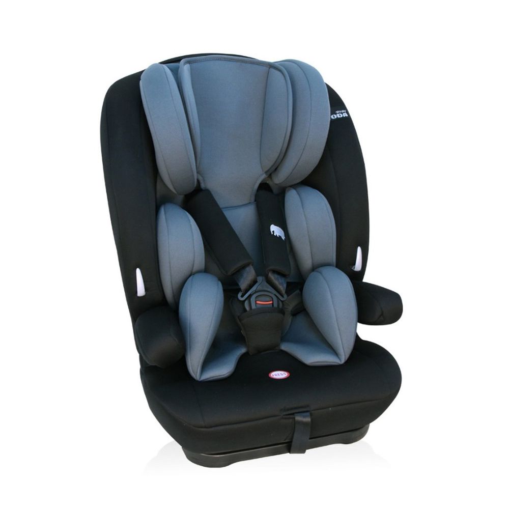 YODA - 第二代成長型汽車安全座椅/汽座/安全座椅-騎士黑-2~12Y (約9~36kg)