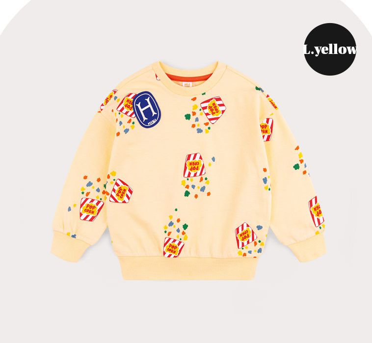 韓國 HEJMINI - 爆米花大學T