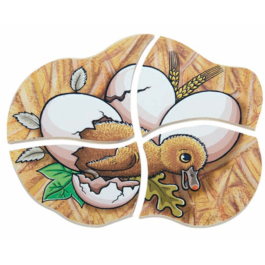 Beleduc - 多層拼圖-鴨子