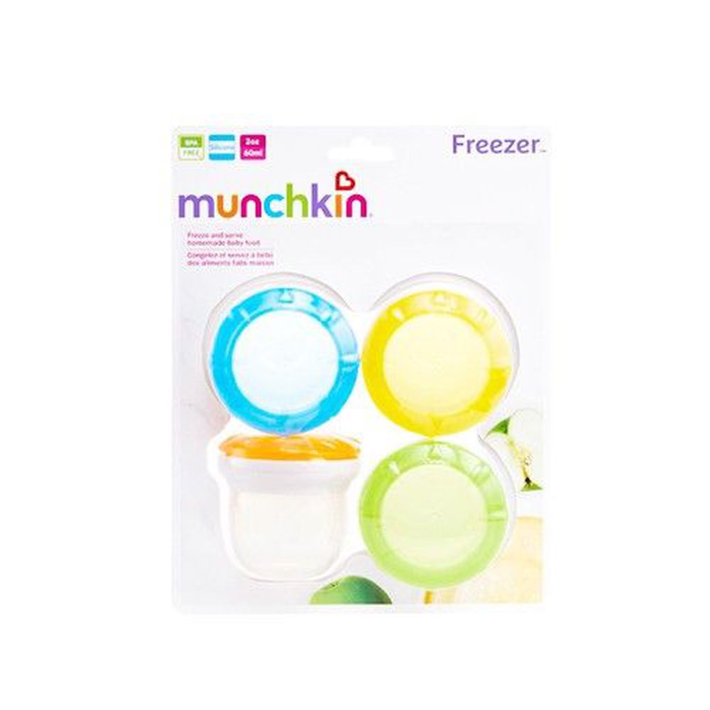 美國 munchkin - 矽膠副食品分裝盒-60ml