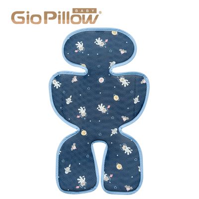 韓國 GIO Pillow - 超透氣推車/汽座座墊-花色款-阿姆斯貓
