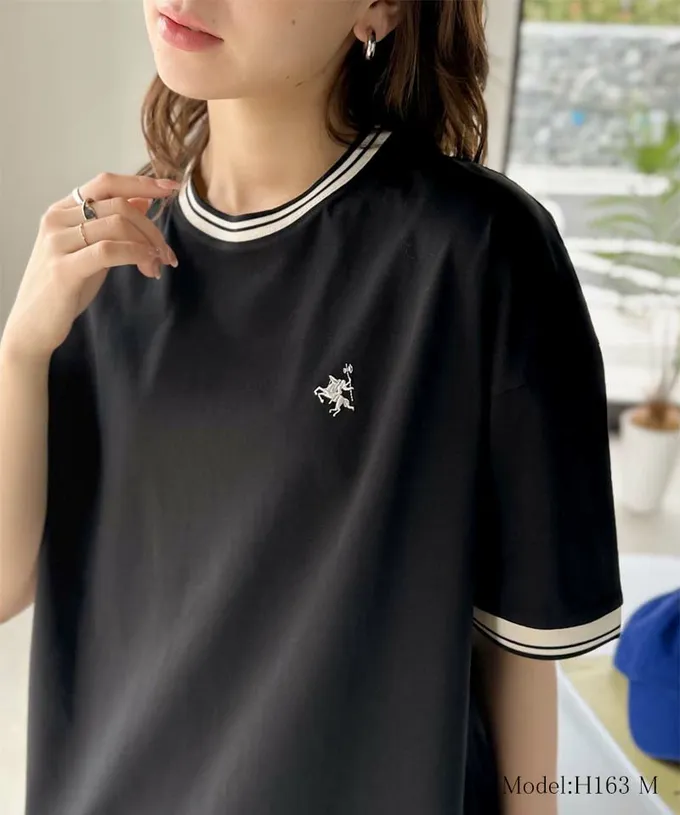 日本 Classical Elf - Java 100%天竺棉 刺繡舒適短袖上衣-粉紅