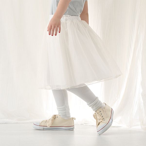 日本 Lycee mine - 搖曳可愛內搭褲紗裙-薄荷綠