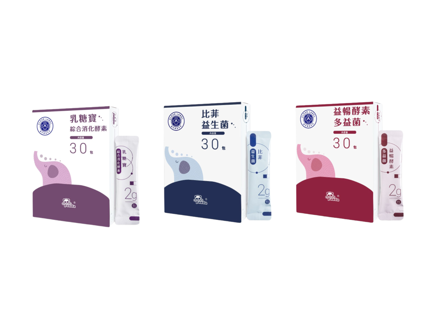 波力聯名造型【鑫耀生技Panda】益暢酵素多益菌/藻精蛋白粉