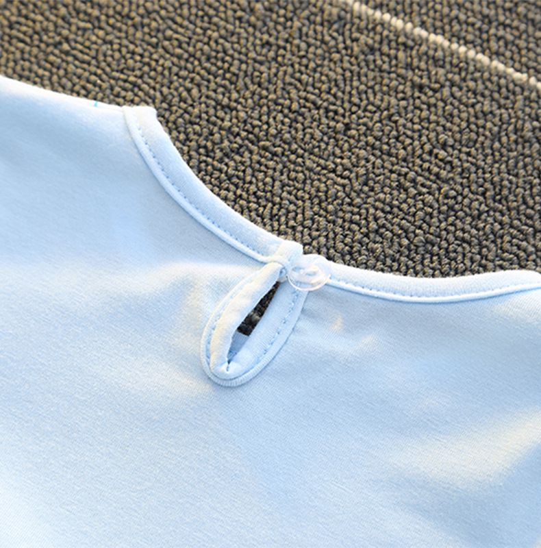 長袖造型公主裙-冰雪藍