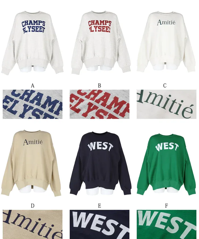 日本 COCA - 美式LOGO圓領長袖大學T-WEST-草綠