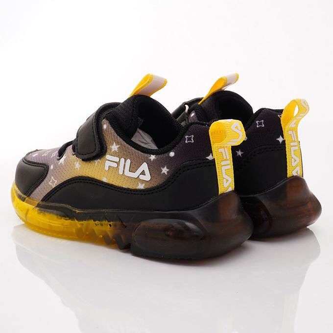 FILA - FILA電燈運動鞋-7-J851X-091黑(中小童段)-運動鞋-黑