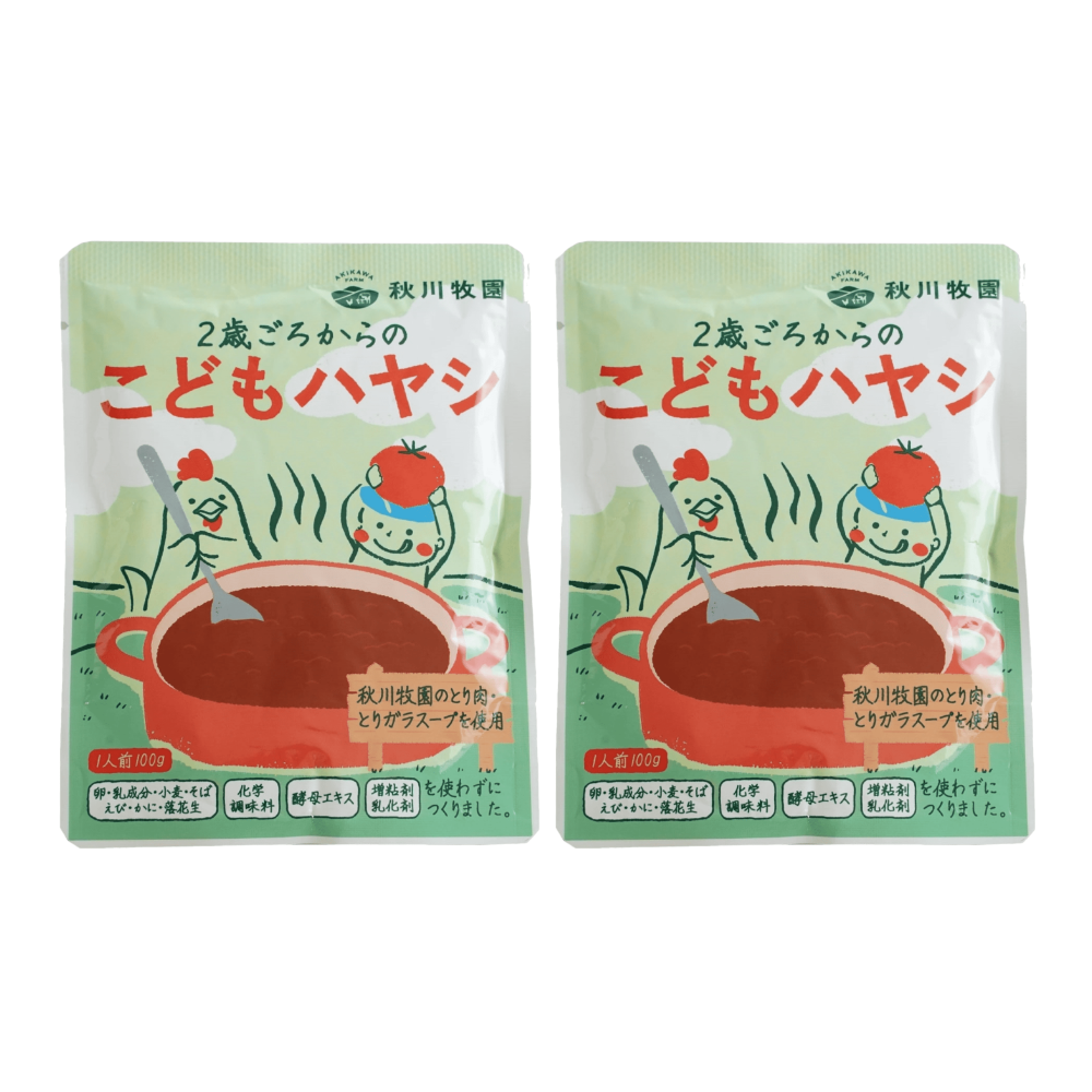 秋川牧園 - 日式兒童雞肉燴飯調理包100gX2包