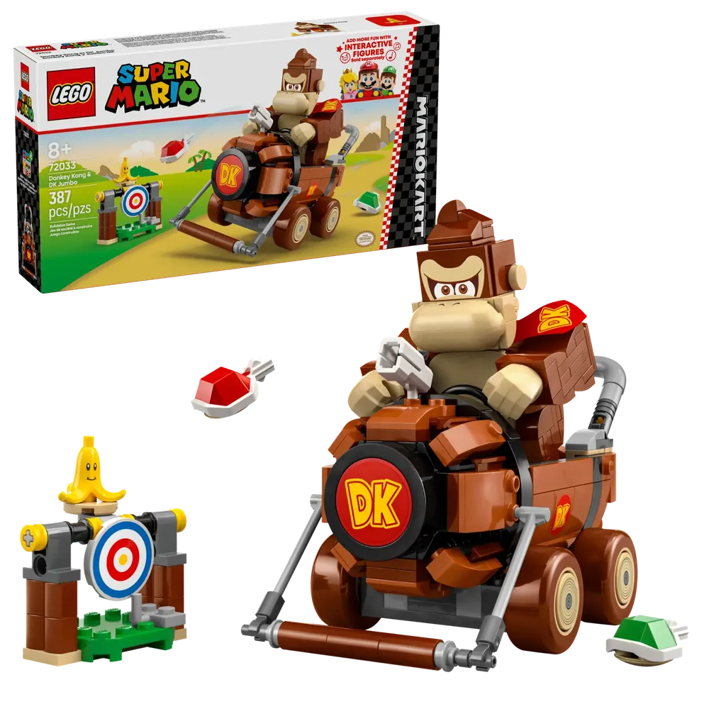 LEGO 72033 瑪利歐賽車™ 咚奇剛與DK巨型 Mario Kart™ – Donkey Kong & DK Jumbo