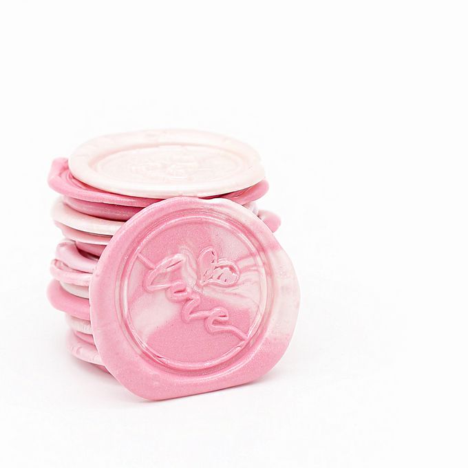 HAPPYMT - 火漆蠟粒大罐裝-有一點怦然心動-粉紅色系