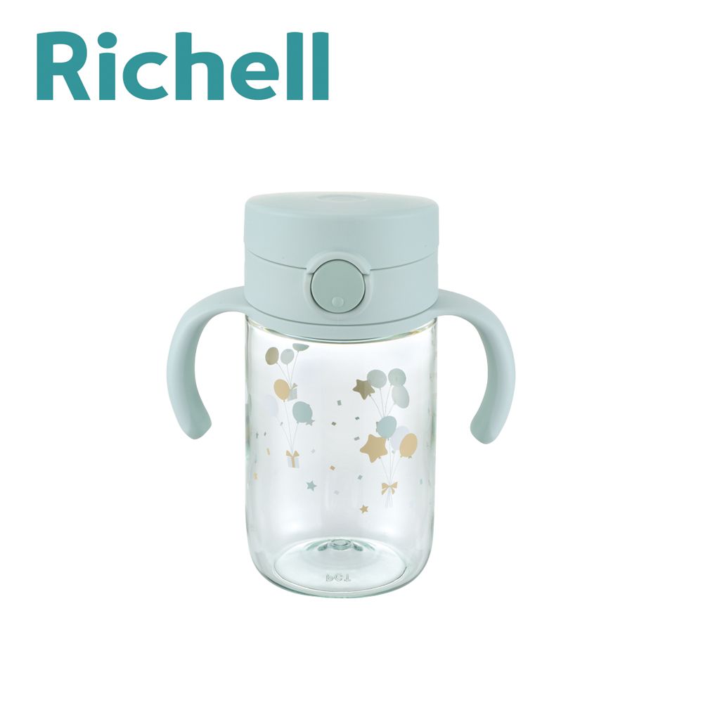 日本 Richell 利其爾 - 幻夢漂浮直飲水杯 320ml-綠-320ml