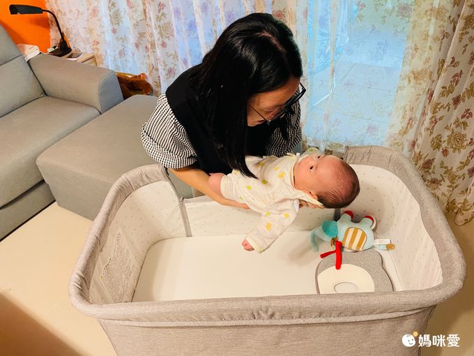 YODA - 嬰兒床邊床-質感灰