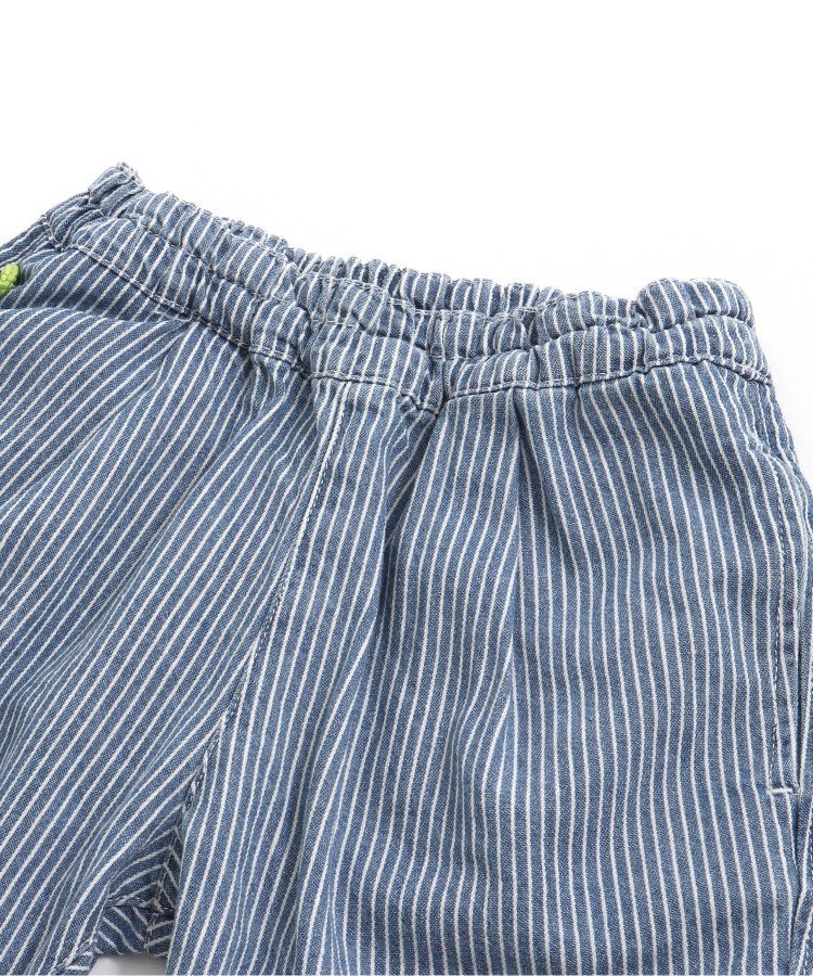 日本 BREEZE - 100%棉定番印花短褲-變形蟲-綠