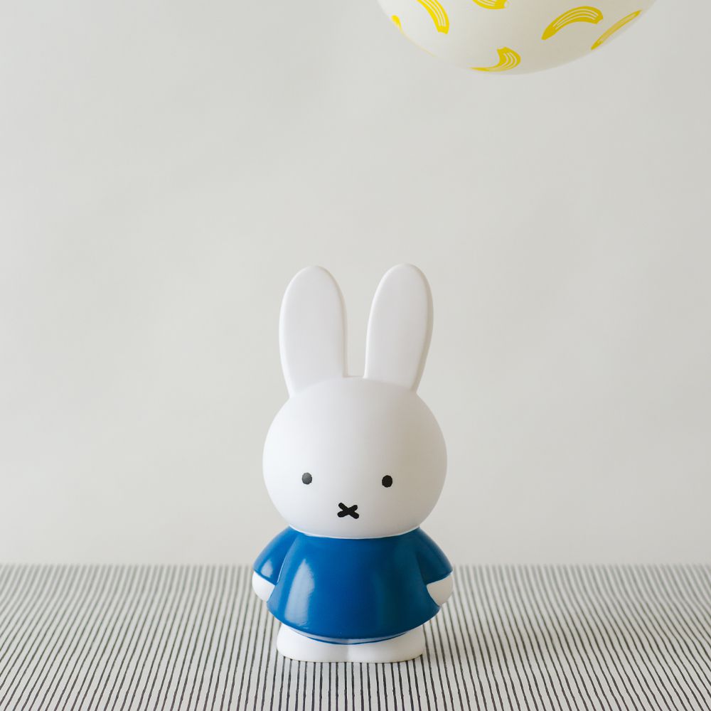 Miffy 米菲兔經典款公仔存錢筒-小號 藍色
