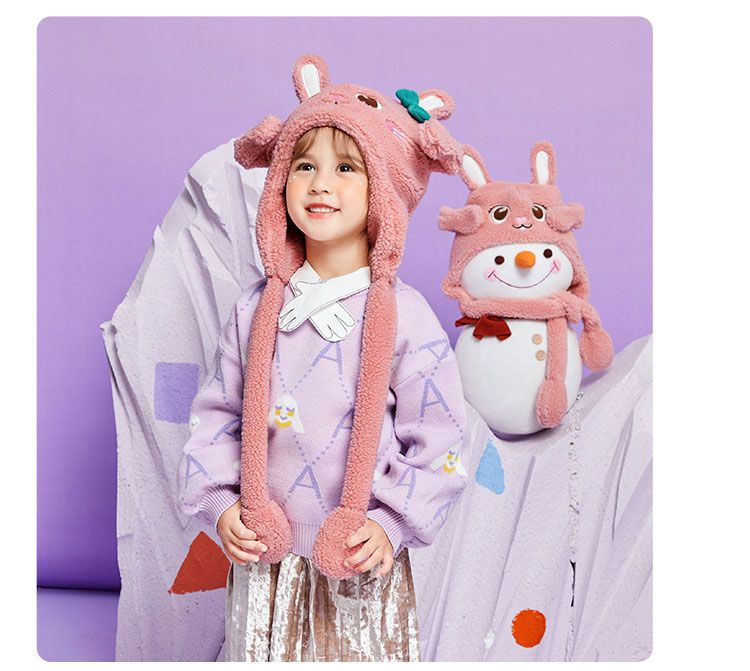 韓國lemonkid - 可愛抖抖帽-藍色恐龍 (均碼(帽圍54cm,帽深16cm))