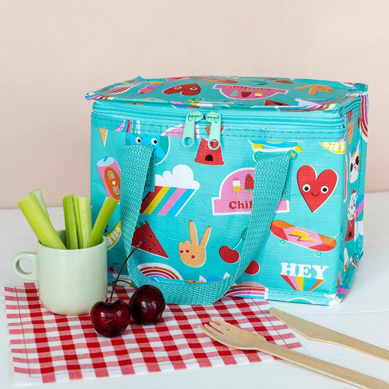 英國 Rex London - 環保保溫袋/保冷袋/便當袋/野餐袋-繽紛搖滾