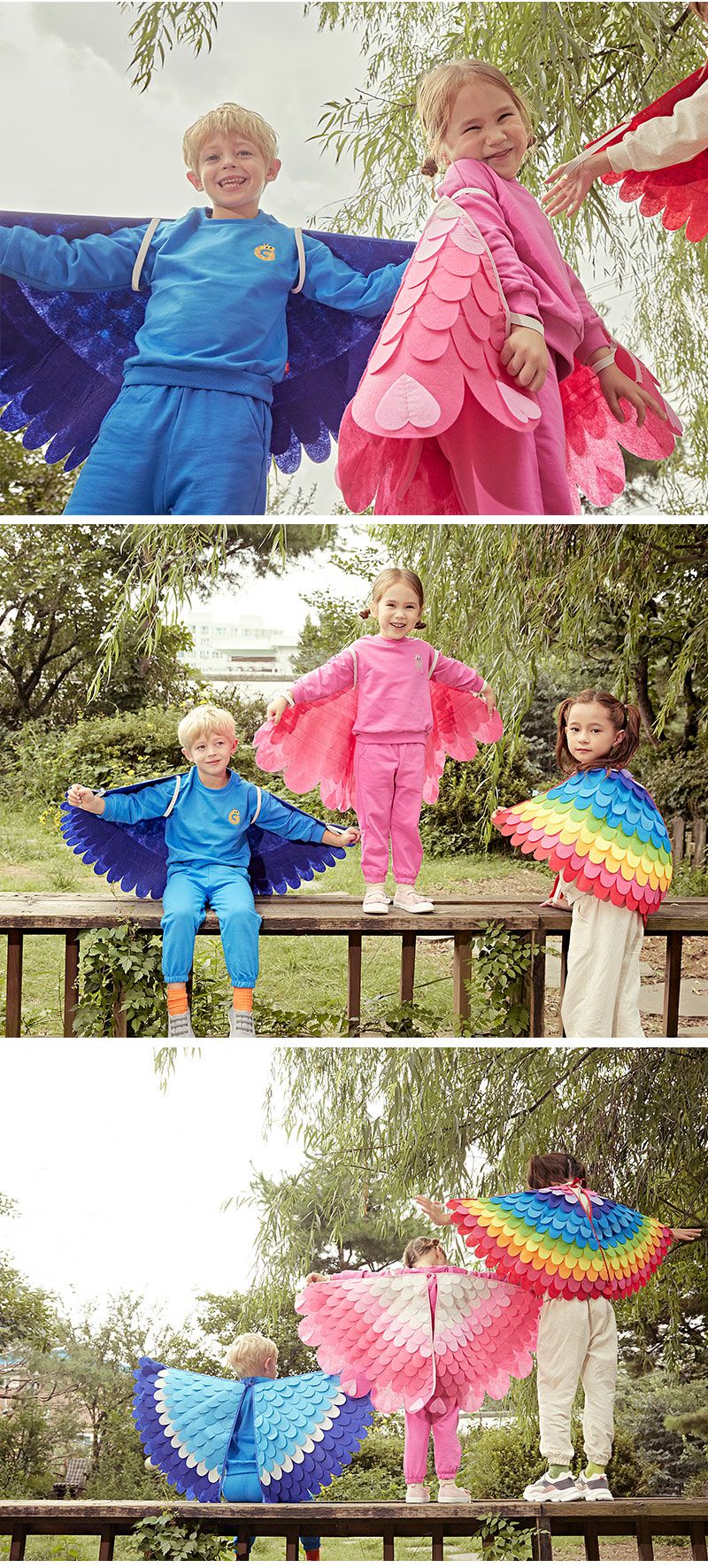 韓國 OZKIZ - 彩色鳥翅膀面具2件組-彩色 (FREE)