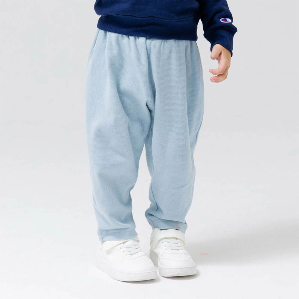 品牌熱銷 百搭彈力伸縮燈籠長褲-天空藍