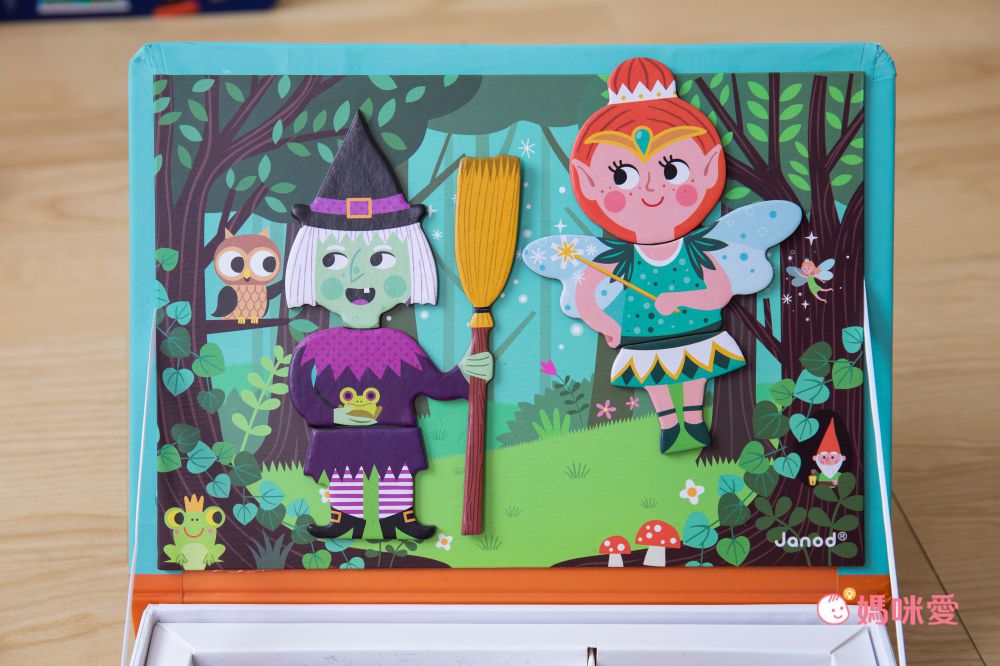 【法國Janod 磁鐵遊戲書】磁性質感外盒，好收納不弄丟