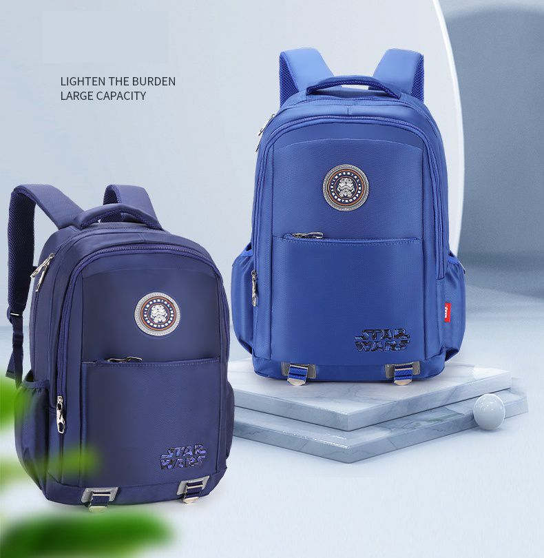 大容量減壓透氣書包-星際大戰-深藍色 (建議身高130-150cm)