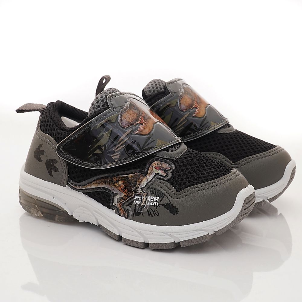 台灣製侏儸紀電燈運動鞋(中小童段)-運動鞋-灰