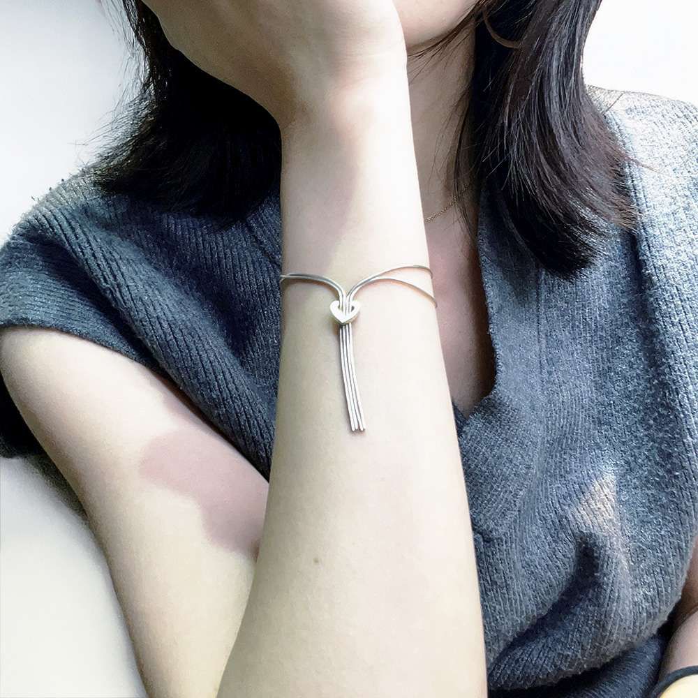 愛心流蘇手鍊 (F SIZE)