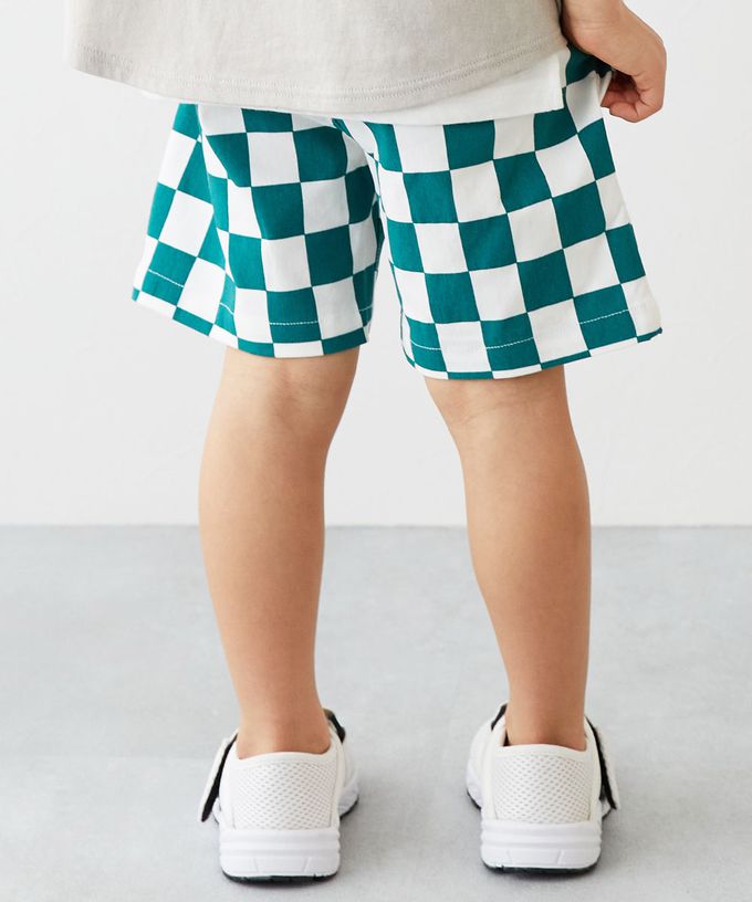 日本 devirock - [熱銷]超彈力印花短褲-斑馬紋-淺棕