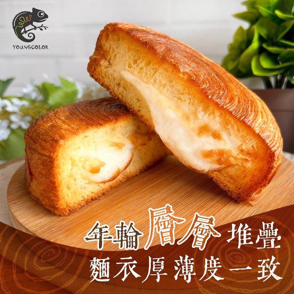 洋卡龍-牛奶年輪麵包-120g/袋*1入
