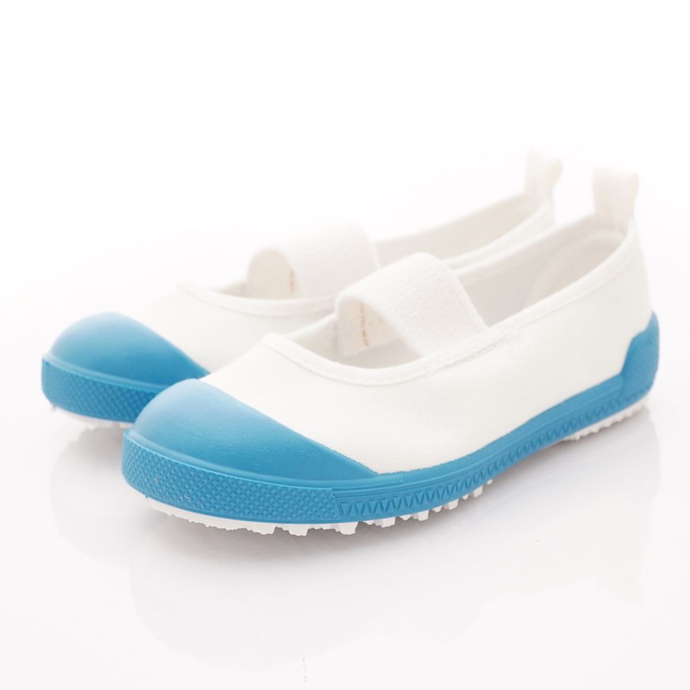 Moonstar日本月星 - 機能童鞋-日本製鐵氟龍室內鞋(中小童段)-淺藍