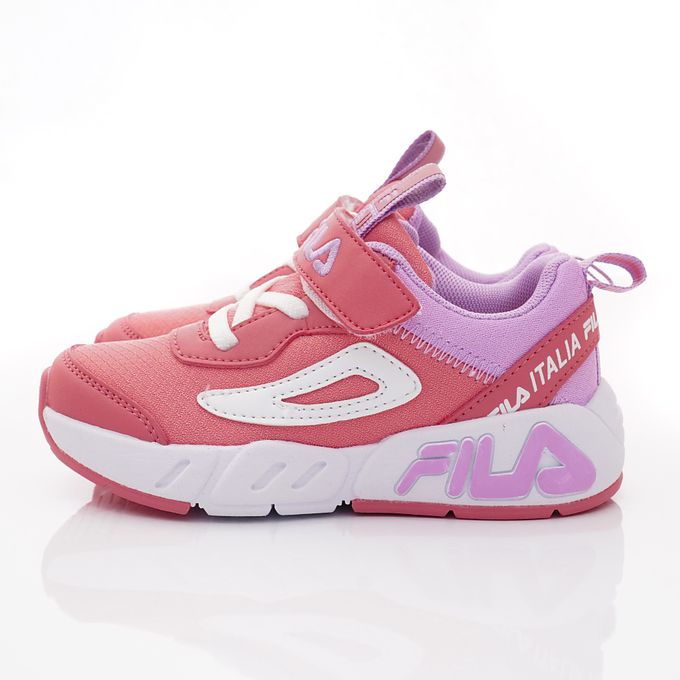 FILA - 流線慢跑運動鞋-2-J436X-519粉紫(中大童段)-運動鞋-粉紫