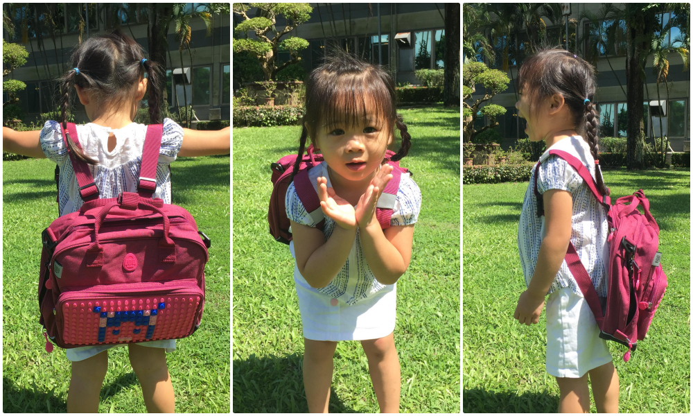 ♛Miss Jill x Evan哥 專屬團購♛ 法國 EGG mania 巧拼兒童背包